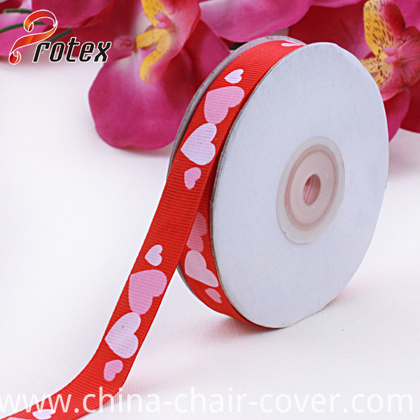 Heart Shape Printed Ribbon